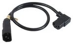 POWER CORD, IEC 320 C14/C13 LA, 2FT, 10A P004-002-13LA