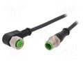 Cable: for sensors/automation; M12; PIN: 4; 2m; 250VDC; 250VAC; 4A MURRELEKTRONIK 7000-40121-6340200