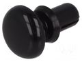 Rivet; polyamide; 2÷3mm; black; Mounting: dismountable,push-in ESSENTRA RI-SR-3045B