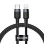 Baseus CATLKLF-G1 Lightning - USB-C PD QC cable 18W 480Mb/s 1m - black and gray, Baseus 6953156297449 6953156297449