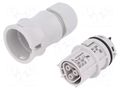Connector: circular; plug; RST; female; PIN: 3; 250V; silver plated WIELAND 96.031.4053.0