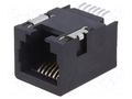 Connector: RJ11; socket; PIN: 6; Cat: 3; unshielded,low profile MOLEX MX-44144-0005/C