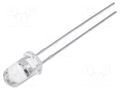 LED; pink (baby pink); 5mm; 15°; Front: convex; 2.8÷3.6VDC OPTOSUPPLY OSC84L5111A