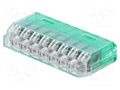 Quick splice; QLX; 20A; 300V; spring clamp; Contacts: copper; green NICHIFU QLX8-GCL