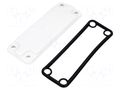 Side panel; X: 49mm; Y: 140mm; Z: 10mm; grey FIBOX MB10215