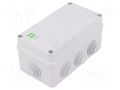 Enclosure: junction box; X: 95mm; Y: 156mm; Z: 68mm; IP55; grey ELEKTRO-PLAST NASIELSK EPN-2705-02