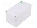 Enclosure: multipurpose; X: 74mm; Y: 135mm; Z: 72mm; INDUSTRIAL; grey ELEKTRO-PLAST NASIELSK EPN-2705-00