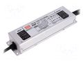 Power supply: switching; LED; 150W; 36÷72VDC; 2.1A; 100÷305VAC MEAN WELL ELG-150-C2100DA