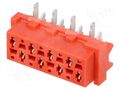 Connector: Micro-MaTch; socket; female; PIN: 8; vertical; SMT; 2x4 TE Connectivity AMP-7-188275-8