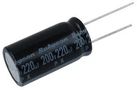 ALUMINUM ELECTROLYTIC CAPACITOR, 220UF, 200V, 20%, RADIAL 200PK220MEFC16X31.5