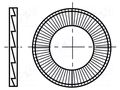 Washer; internally serrated,externally serrated; M18; D=34.5mm BOSSARD B18/34.5/BN65212