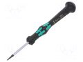 Screwdriver: precision; hex key; HEX 1.3mm; Blade length: 40mm WERA WERA.2054/1.3