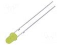 LED; yellow; 3mm; 220÷330mcd; 70°; Front: convex; 1.8÷2.6VDC OPTOSUPPLY OSY5JA3Z74A