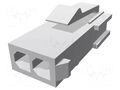 Connector: wire-wire; plug; male; PIN: 2; 600V; 4.14mm; 2x1; UL94V-0 TE Connectivity 172328-1