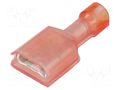 Terminal: flat; 6.3mm; 0.8mm; female; 0.3÷0.9mm2; crimped; tinned TE Connectivity 2-520407-2