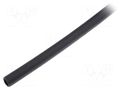 Protective tube; polyetylene; black; -10÷40°C; Øint: 8mm KURANT PE-10/8-BK