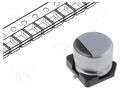 Capacitor: electrolytic; SMD; 100uF; 35VDC; Ø6.3x7.7mm; ±20%; 1000h NICHICON UWT1V101MCL1GS