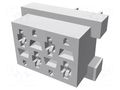 Connector: Micro-MaTch; socket; female; PIN: 4; straight; THT; 2x2 TE Connectivity 7-215079-4