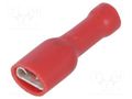 Terminal: flat; 4.8mm; 0.5mm; female; 0.5÷1mm2; crimped; for cable NINIGI ST-012/R