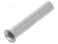 Tip: bootlace ferrule; non-insulated; copper; 0.34mm2; 7mm; tinned ERGOM TUL-NI-00307