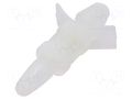 PCB distance; polyamide; L: 9.5mm; snap fastener; natural DREMEC DR8G813V40349