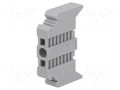 Holder; grey; L: 48.6mm; W: 9.5mm; H: 32.8mm; TS35 PHOENIX CONTACT E/NS35N
