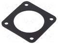 Socket gasket; flange (4 holes); size 18; 97,MS/DS AMPHENOL BMA31-18