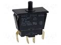 Switch: door; Pos: 2; DPST-NO; 16A/250VAC; black; on panel; D2D OMRON Electronic Components D2D-3104