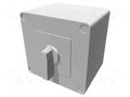 Switch: cam switch; Stabl.pos: 3; 32A; 1-0-2; in housing; Poles: 3 LOVATO ELECTRIC GX3253P