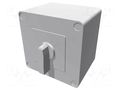 Switch: cam switch; Stabl.pos: 3; 40A; 1-0-2; in housing; Poles: 3 LOVATO ELECTRIC GX4053P