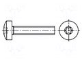 Screw; M5x14; 0.8; Head: cheese head; Torx®; TX25; steel; zinc BOSSARD B5X14/BN30503