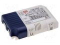 Power supply: switching; LED; 25W; 6÷54VDC; 350÷1050mA; 180÷277VAC MEAN WELL LCM-25DA