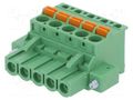 Connector: pluggable terminal block; plug; female; 2EDGKDAM; 20A DEGSON ELECTRONICS 2EDGKDAM-5.0-05P