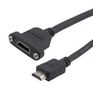 HDMI 2.1 CABLE, M/F PANEL MOUNT, LSZH, BLK, 3.0M 52AK0495 HD21Z-MFP-BLK-3M
