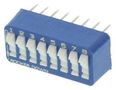 SWITCH, DIP, 8 POSITION, SPST, RAISED ROCKER 5435640-5.