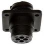 CIRCULAR CONNECTOR, RECEPTACLE, 23-7, PANEL 206227-6