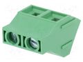 Connector: PCB terminal block; terminal; 32A; 750V; angled; tinned DEGSON ELECTRONICS DG636S-9.52-02P