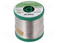 Tin; lead free; Sn99,3Cu0,7+NiGe; 1mm; 0.5kg; reel; 227°C STANNOL SN100K400/1.0/0.5