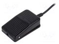 Switch: foot; Stabl.pos: 1; NC + NO; 4A/250VAC; IP20; -5÷60°C; black EMAS T0-PDM1-1