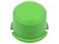 Button; round; green; Ø9.6mm; plastic MEC MEC1D02