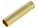 Connector: 4mm banana; socket; 32A; non-insulated; 1.2mΩ; 12AWG AMASS GC4010-F