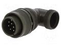 Connector: circular; plug; for cable; PIN: 10; male; soldering; 13A AMPHENOL DS3108A18-1P