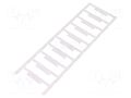 Marker; white; 5mm; Marking: for labelling by user WEIDMÜLLER DEK5/3.5MC