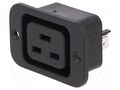 Connector: AC supply; socket; female; 16A; 250VDC; C19 (J) NINIGI CS-042