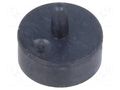 Button; 9.5mm; round; black MEC 3EL9.5