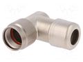 Gland; angled 90°; size 12; metal; Plating: nickel; 10.5mm; RT360 AMPHENOL RT0B-12CG-S1