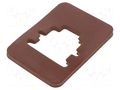 Flat gasket; IP65; NBR caoutchouc; GM/GMN HIRSCHMANN GMN209-3NBRBR