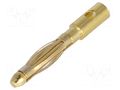 Connector: 2mm banana; plug; 15A; Contacts: brass gold plated AMASS GC2010-M