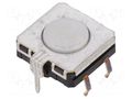 Microswitch TACT; SPST-NO; Pos: 2; 0.05A/24VDC; THT; none; 1.96N OMRON Electronic Components B3W-4100