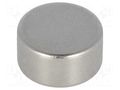 Magnet: permanent; neodymium; NdFeB; Ø10x5mm; 350mT ASSEMTECH MMSN10/5